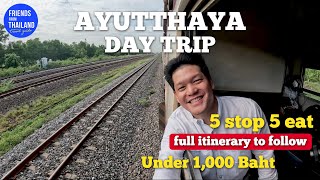 Ayutthaya on a 30 Budget Unbelievable Day Trip from Bangkok [upl. by Cogan651]