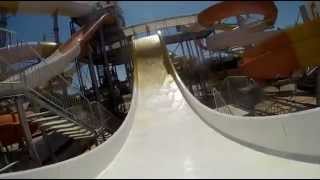 Pegasos World Waterpark  all slides in 7 minutes [upl. by Tedmann]