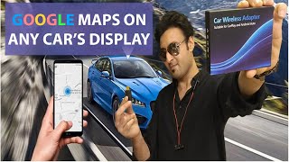 Display Google Maps GPS Wirelessly On Any Cars Display🚗🗺️ [upl. by Carmella]