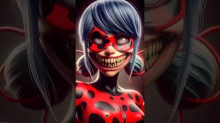 Horror version of the Miraculous Tales of Ladybug amp Cat Noir characters scary [upl. by Eelarbed476]