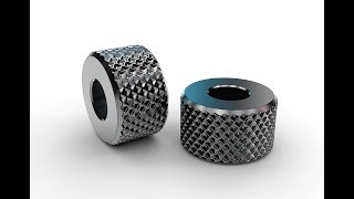 How to make a knurl in SolidWorks [upl. by Brittnee93]