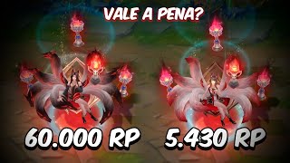 Comparei as skins de 1400 Ahri Lenda Imortalizada ✨🦊 REACT League of Legends [upl. by Erle]