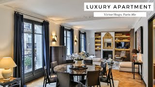 Luxury Paris Apartment 3 Bedrooms Haussmannien Style  Victor Hugo 75016  PARISRENTAL  REF60975 [upl. by Anayia944]