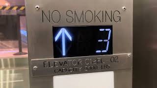 Hydraulic Scenic Elevators  LAX Airport Terminal B Los Angeles CA [upl. by Aplihs]