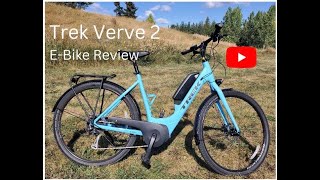 Review of my 2021 Trek Verve 2 E Bike [upl. by Yhtommit]