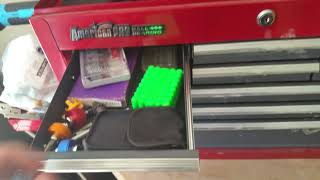 Whats inside my tool box sealey 9 drawer American pro PART 1 [upl. by Odawa]