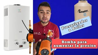 Bomba para aumentar la presión del agua 🌀  Presurizador a Boiler de paso 🔥 [upl. by Sokram84]