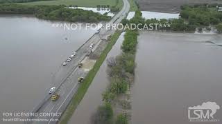 05082019 Wellington Kansas  Flooding HWY 35 Closed [upl. by Okiram171]