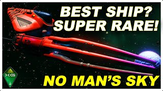 No Mans Sky EXOTIC SHIP  RARE  SQUID SHIP [upl. by Aileno]