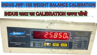 INDUS IWP100 Weight Balance Calibration  Indus Weight Machine Calibration [upl. by Talley367]