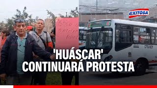 🔴🔵Empresa Huáscar continuará con protestas este martes 24 de septiembre ante extorsiones [upl. by Poole]