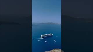 santorini greece cruise shortvideo travel [upl. by Nileve986]