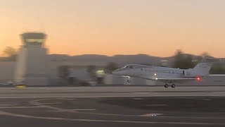 Rare gulfstream g280 landing at Santa Monica airport [upl. by Tsirc]