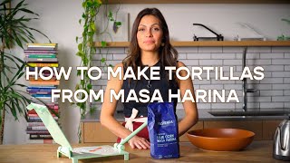 How To Make Tortillas From Masa Harina [upl. by Yde]