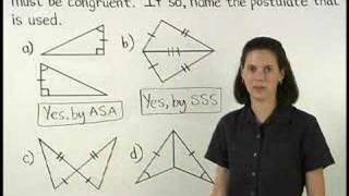 Proving Triangles are Congruent  MathHelpcom  Math Help [upl. by Wilder686]