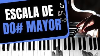 Escala de Do mayor en piano [upl. by Bello642]