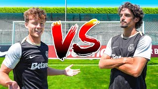 Street Panna vs Trincao Skills Challenge with Sporting CP [upl. by Nekcarb]