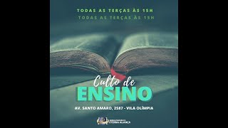 Culto de Ensino Biblico  A Parabola das Bodas [upl. by Elak]