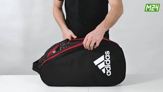 ADIDAS RACKET BAG MULTIGAME PADEL BLACKRED [upl. by Fidelis]