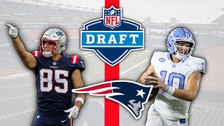 New England Patriots 2024 Mock Draft Full 7 Rounds [upl. by Valda]