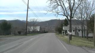 Demory To LaFollette Tennessee via Sugar Hollow and Pleasant Ridge Roads [upl. by Tnerb]