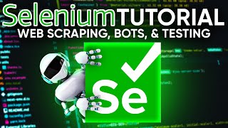 Python Selenium Tutorial  Automate Websites and Create Bots [upl. by Crescentia879]