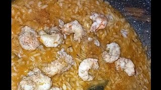 risotto langoustines 🦐🍲🧡 [upl. by Ailana]