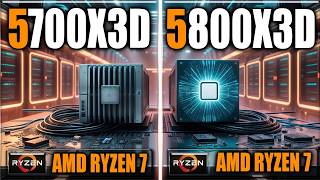 5700X3D vs 5800X3D Benchmarks  Tested in Games and Applications [upl. by Ellie477]