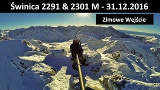 Świnica 2291 amp 2301 M Zimowe Wejście  Tatry [upl. by Flss]