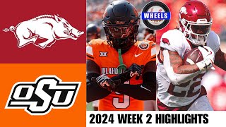 Arkansas v 16 Oklahoma State INCREDIBLE  Full Game Highlights  2024 College Football Highlights [upl. by Teresita]