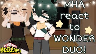 MHA react to wonderduo  REPOST  before SECOND war [upl. by Lemrahc]