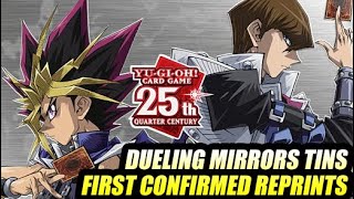 We Just Got A HUGE List Of Confirmed Cards For YuGiOh Dueling Mirrors Mega Tins [upl. by Ramej]