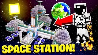 How to BUILD a SPACE STATION in MINECRAFT [upl. by Mutat]