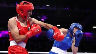 🇩🇿 Imane Khelif vs Suwannapheng womens 66kg boxing semifinal highlights Paris Olympics 2024 [upl. by Urbana]