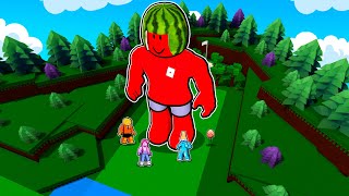 Building MELON in ROBLOX BUILD A BOAT [upl. by Yssak]