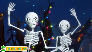 Five Creepy Skeleton  Halloween Song For Children  Scary Nursery Rhymes and Spooky Songs [upl. by Anola]