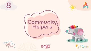 Little Cloud  Community Helpers  My First Step  Rhymes [upl. by Tterraj]