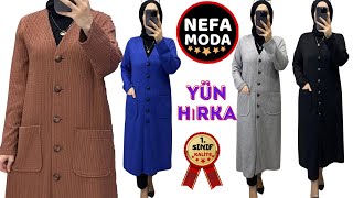 MUHTEŞEM BİR YÜN HIRKA  nefamoda nefamoda [upl. by Wong]