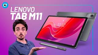 Lenovo Tab M11  Quase a melhor opção para estudar neste Tablet de entrada com caneta e capa [upl. by Livvi544]