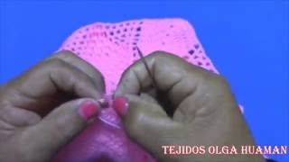 Como unir los cuadros tejidos a crochet para colchas y cojines [upl. by Eneles52]