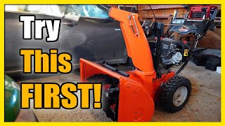 How to Fix Snowblower That Wont Start after Sitting Try This First [upl. by Eynenihc339]