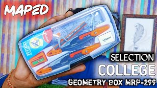 MAPED SELECTION COLLEGE  GEOMETRY BOX  MRP299  FULL REVIEW  YT STATIONARY [upl. by Solberg]