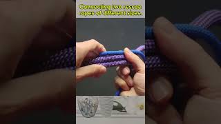 Connecting two rescue ropes of different sizes relaxingmusic knot meditationmusic [upl. by Lukasz]