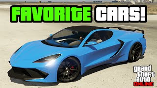 GTA 5  My Top 10 FAVORITE Cars in GTA Online [upl. by Tollmann428]