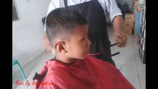 Cara Cukur Rambut Anak Laki Keren [upl. by Enelav]