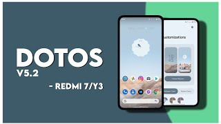 DotOS v52 Android 11 For Redmi 7Y3  Android 12 Style  ReviewInstallation [upl. by Arlena]