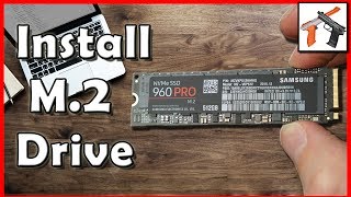 How To Install an M2 SSD Installation Tutorial with Samsung 960 Pro M2 SSD Drive [upl. by Matthaeus]