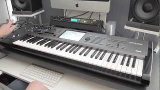 Korg Kronos in my Home Studio [upl. by Aihseket]