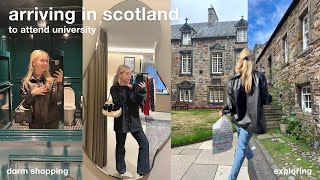 attending university in scotland  dorm shopping amp exploring [upl. by Hsirrehc]