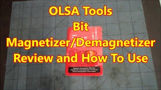 Olsa Tools Magnetic Booster  How To Use A Bit Magnetizer or DeMagnetizer [upl. by Areval211]